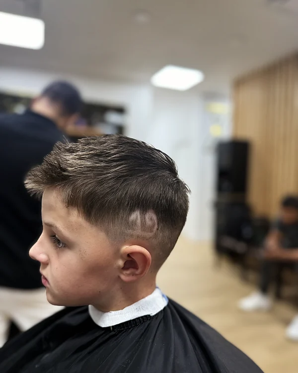 Kids fade with design at Probarber, Mississauga